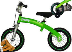 Детский беговел-велосипед Royal Baby Pony (2 в 1) green (2017)